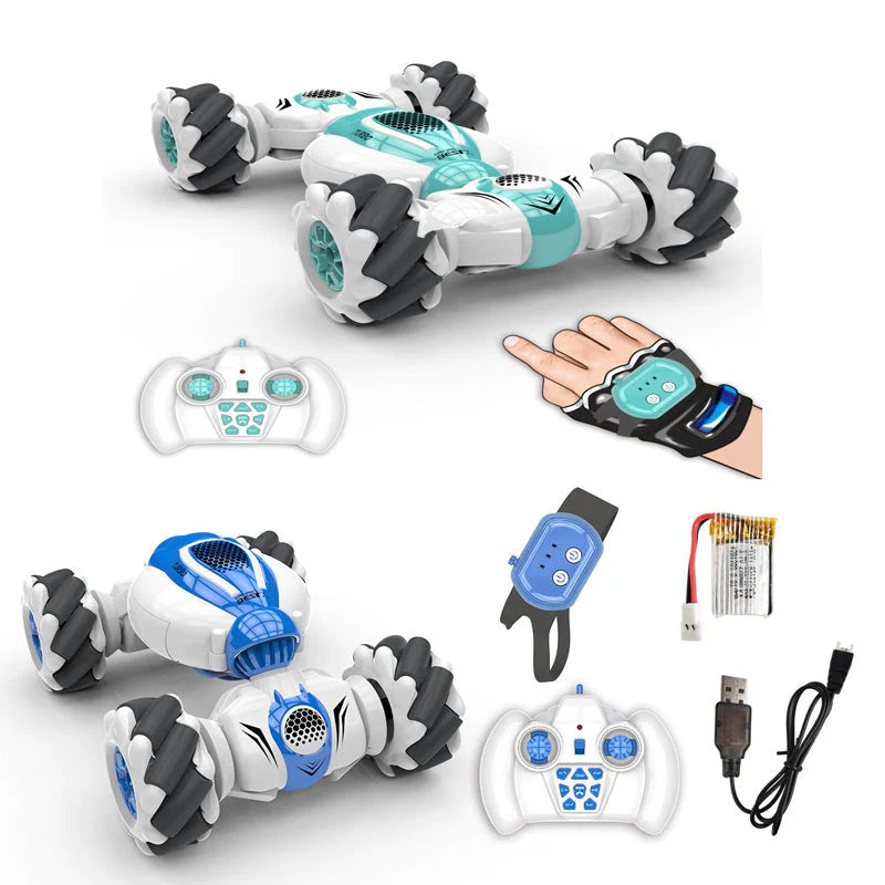 RC Sensor Remote Control Stunt Car - 360° Rotating, Fast Electric Toy Car for Kids & Adults