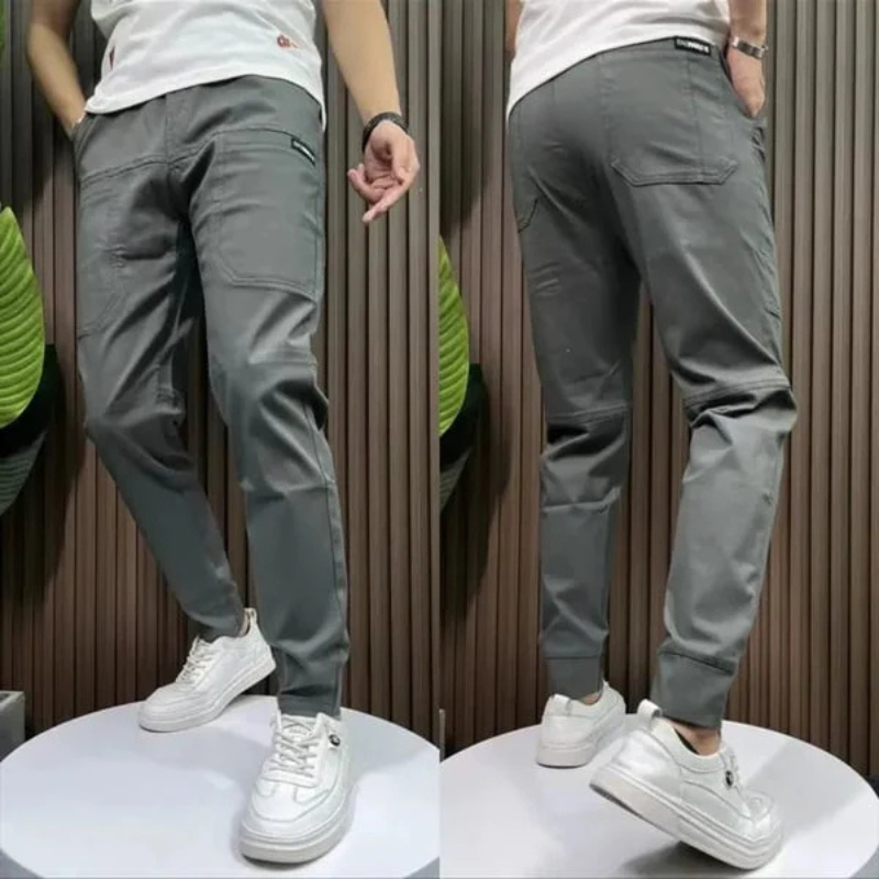 Men's Stretch Cargo Pants – Multi-Pocket Tactical Joggers for Outdoor Wear