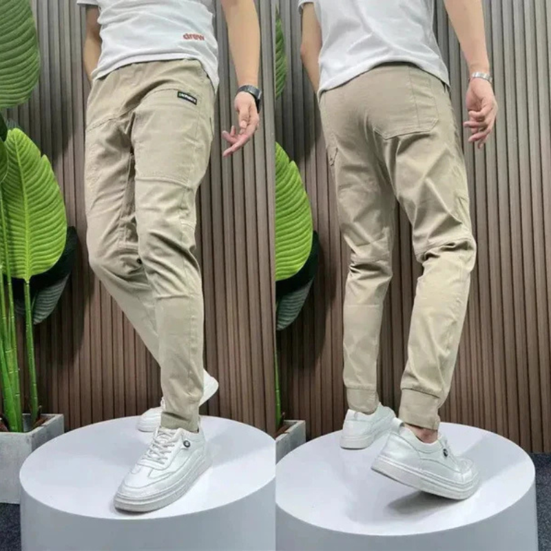 Men's Stretch Cargo Pants – Multi-Pocket Tactical Joggers for Outdoor Wear