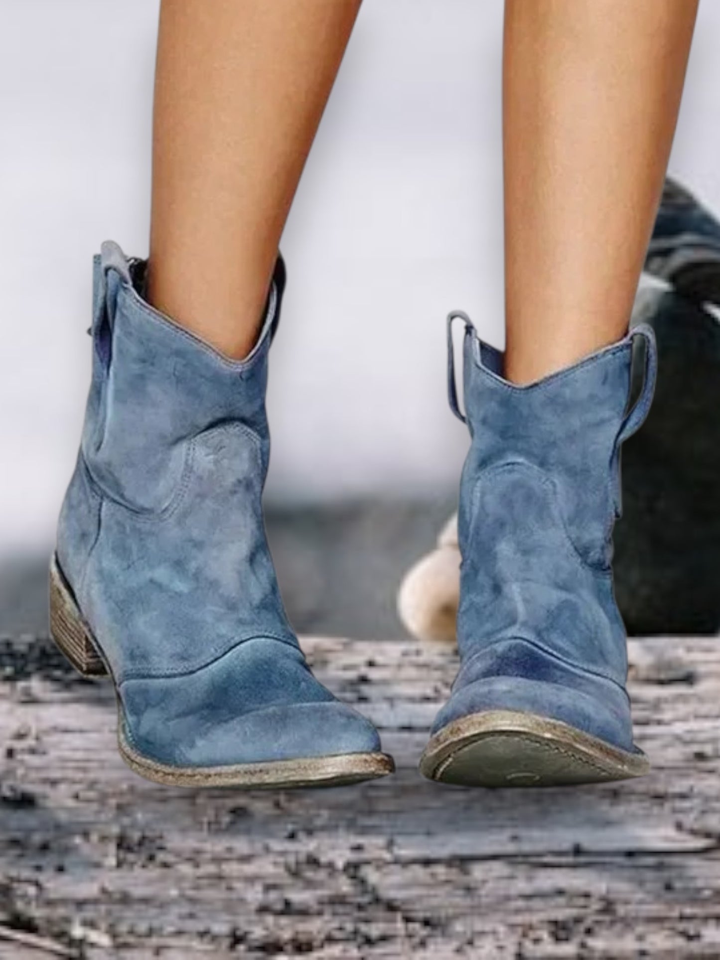 Mia | Vintage Ankle Boots for Women in Durable Leather with Comfortable Footbed