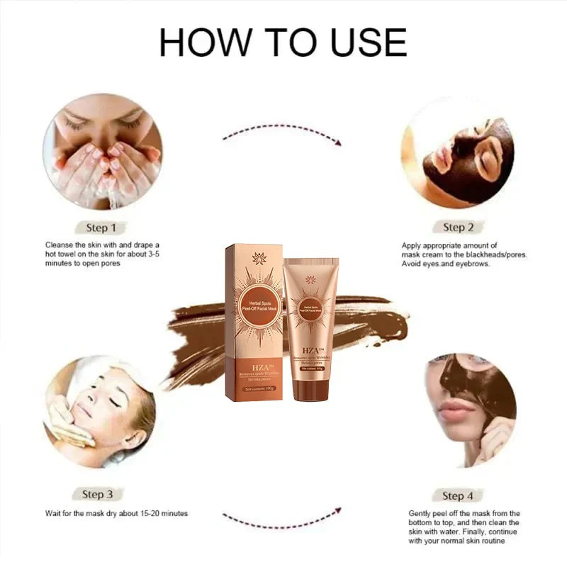 Herbal Peel-Off Mask – Dark Spot Remover & Skin Brightening