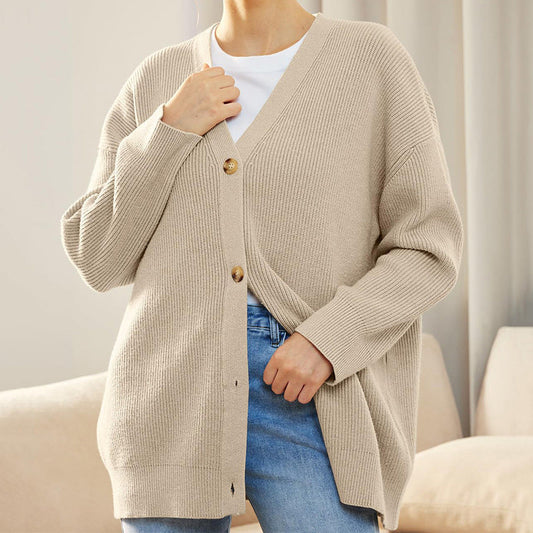Women’s Cardigan Sweater - Cozy, Button-Down Knit for Fall & Winter Layering