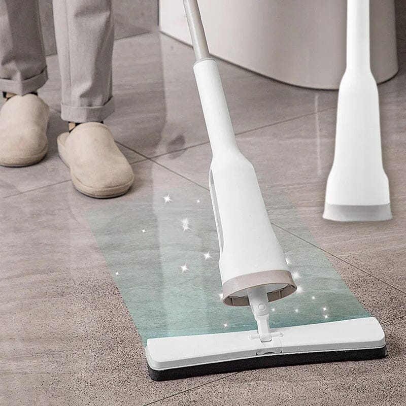 Self-Wringing Flat Mop with PVA Sponge – Floor Cleaning for Home & Bedroom