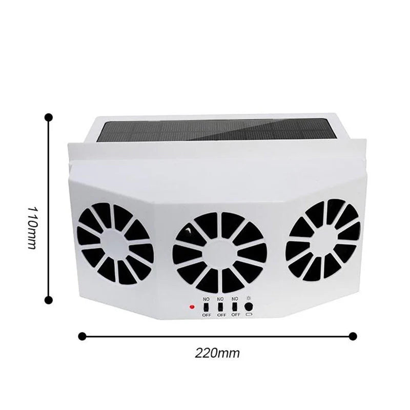 Solar Powered Car Cooler – Auto Fan Ventilation System for Heat Reduction & Fresh Air