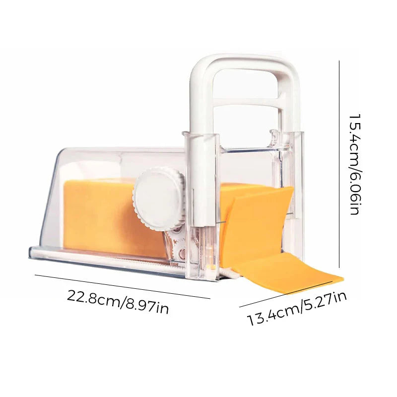 4-in-1 Cheese Cutter – Slicer, Shredder & Cutter for Easy Cheese Prep
