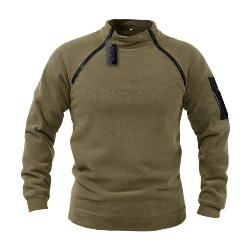 Men's Half-Zip Sweater – Warm Knit Pullover for Casual & Winter Wear