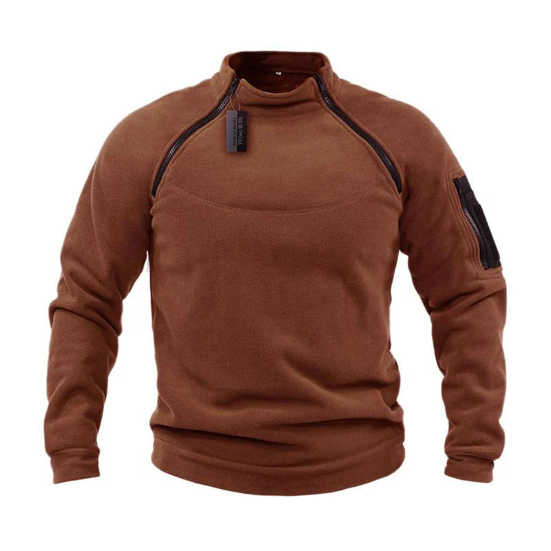 Men's Half-Zip Sweater – Warm Knit Pullover for Casual & Winter Wear