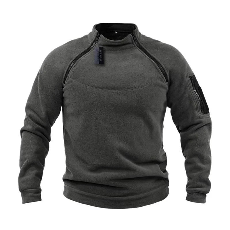 Men's Half-Zip Sweater – Warm Knit Pullover for Casual & Winter Wear