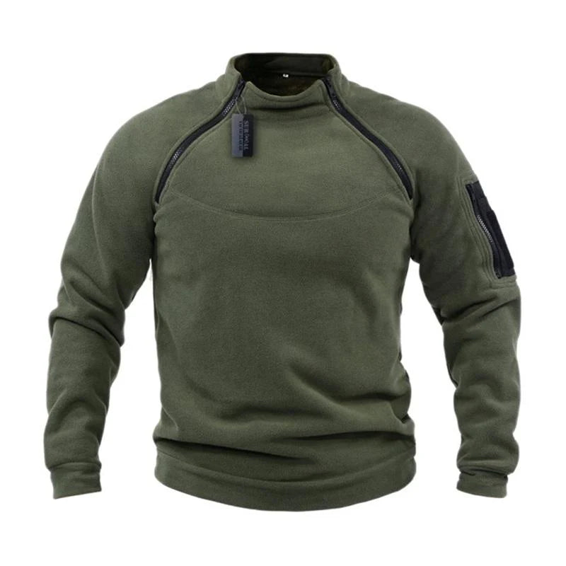 Men's Half-Zip Sweater – Warm Knit Pullover for Casual & Winter Wear