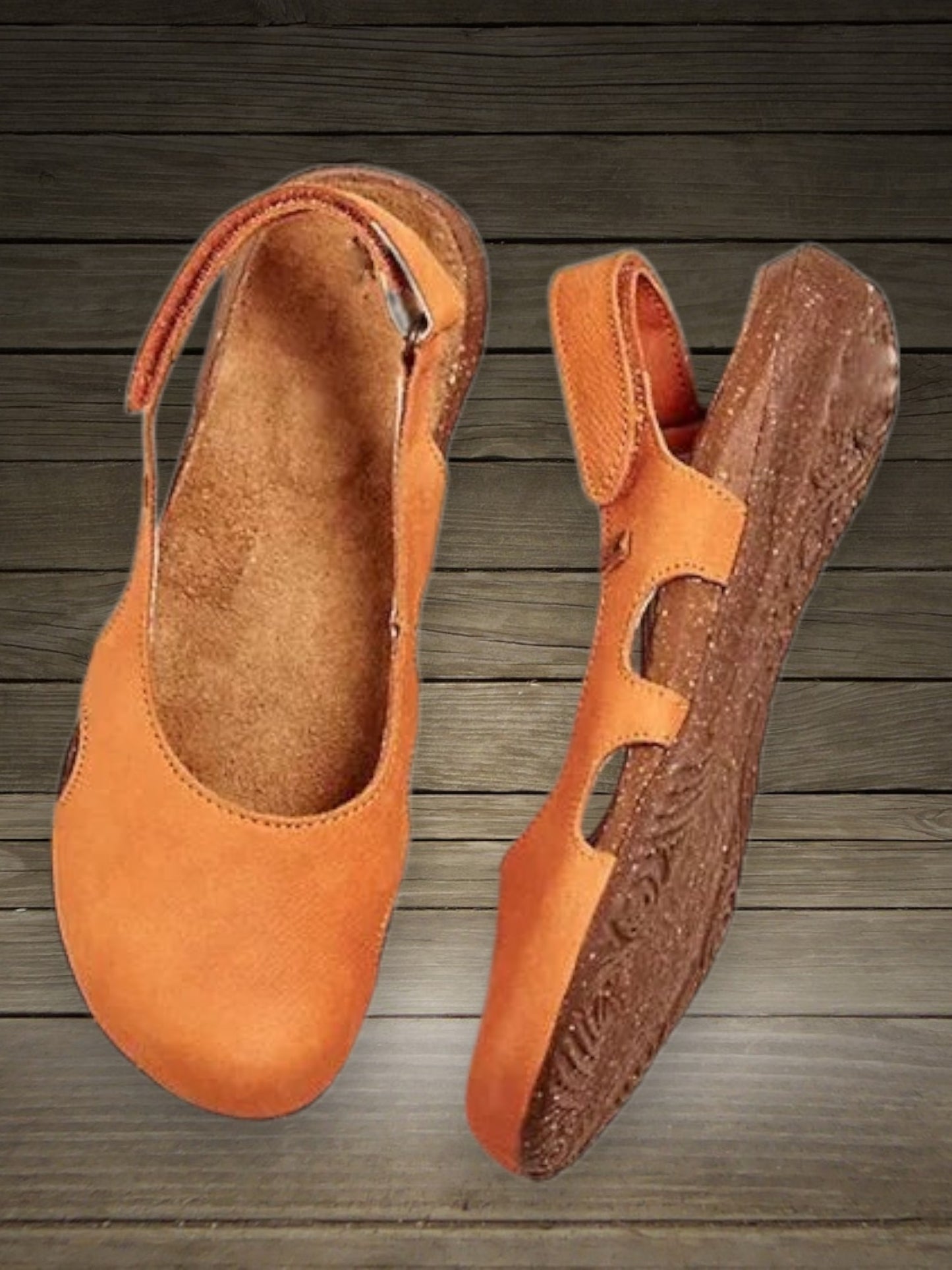 Alette | Women's Orthopedic Sandals with Shock Absorption and Breathable Design | Orange