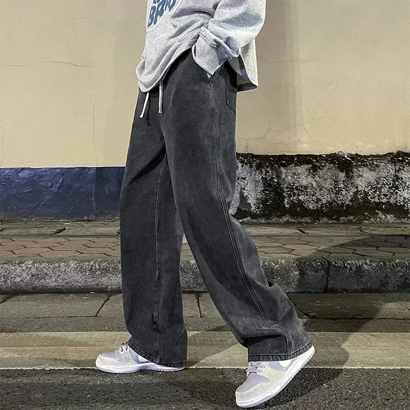 Baggy Jeans for Men | Relaxed Fit Wide Leg | Casual 3