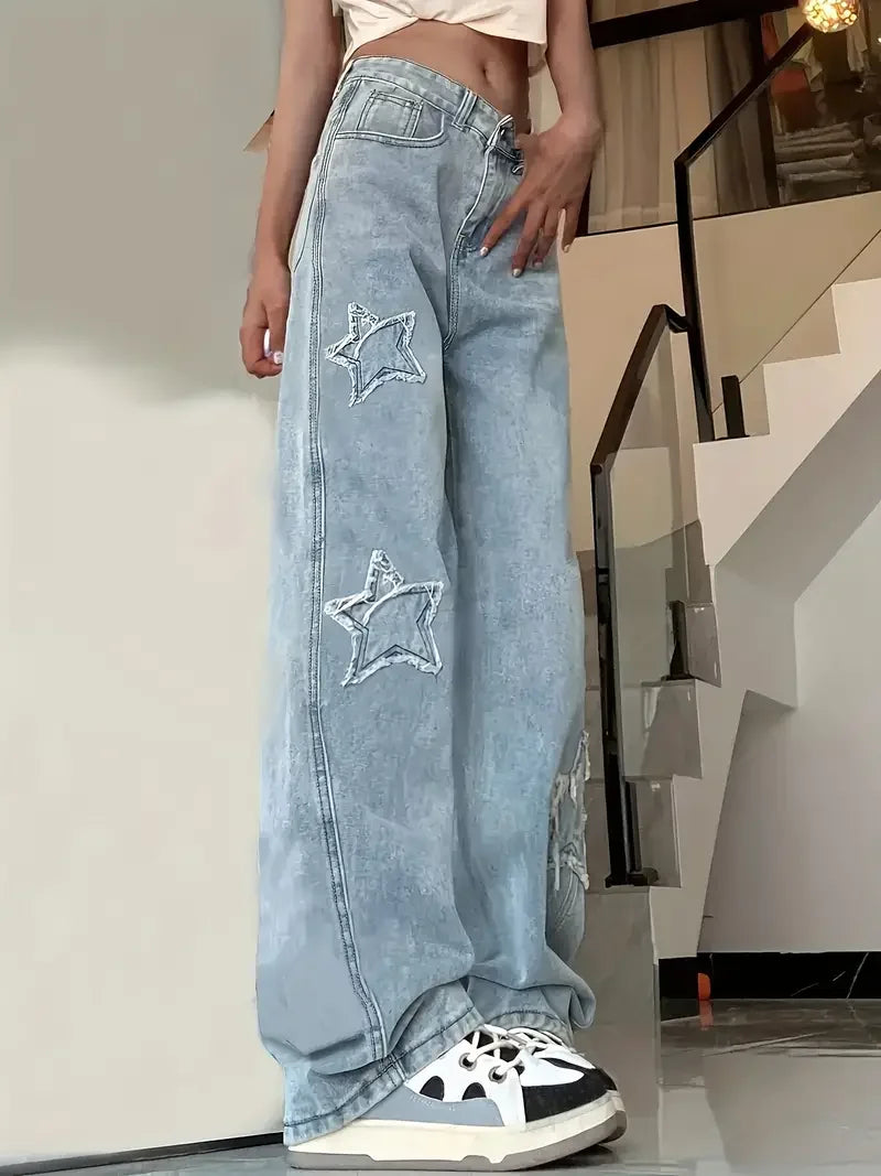 Baggy Jeans for Women | High Waist, Wide Leg | Long Length 3