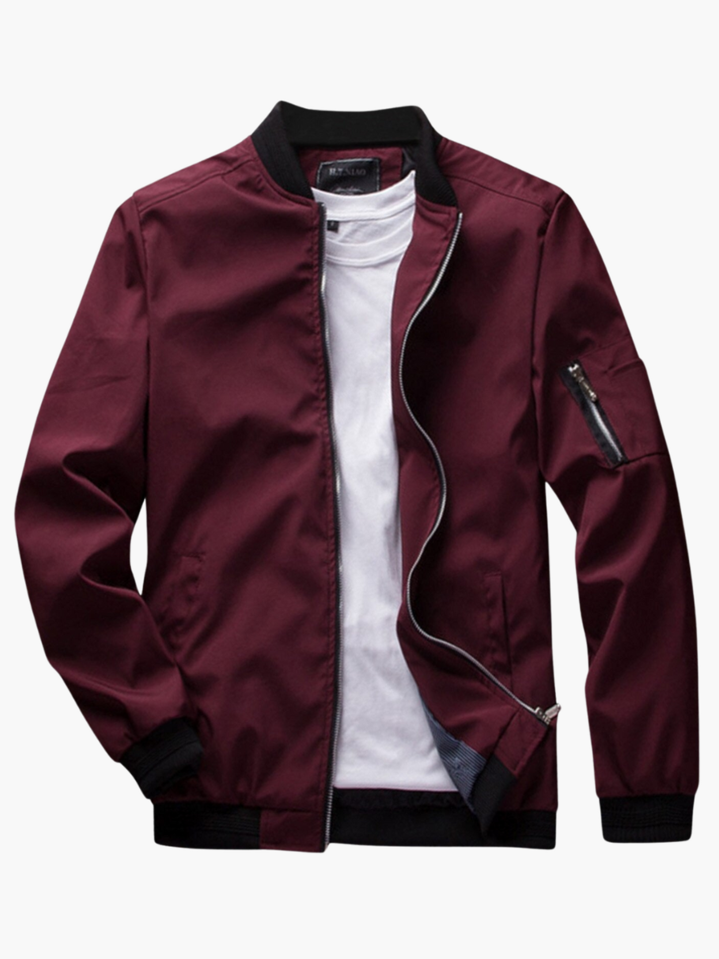 Bomber Jacket for Men | Modern Fit | Red