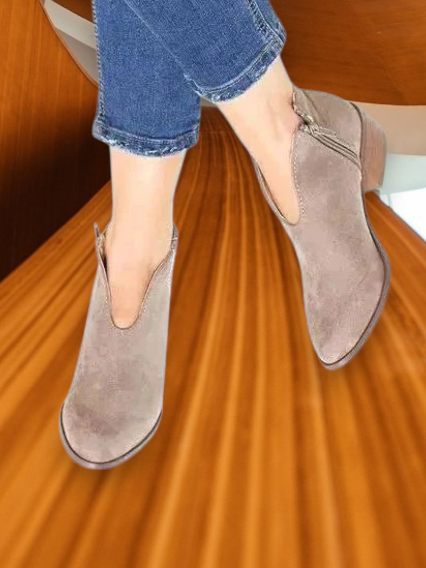 Finley | Stylish Orthopedic Boots for Women with Zipper Closure for All-Day Comfort and Support | Gray