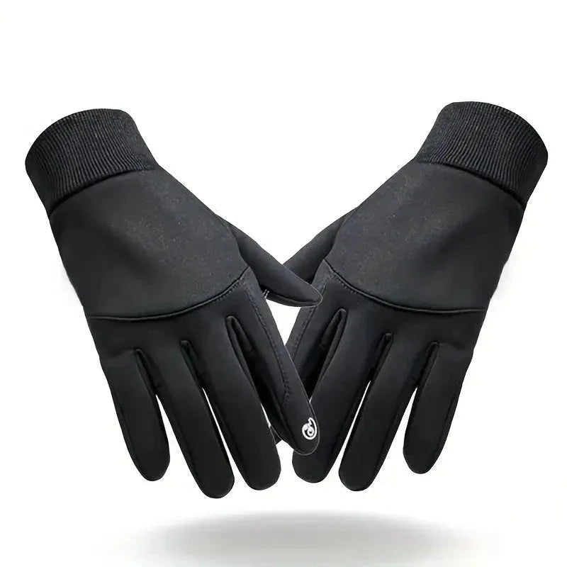 Fleece Gloves for Men & Women | Wind and Waterproof | Black3