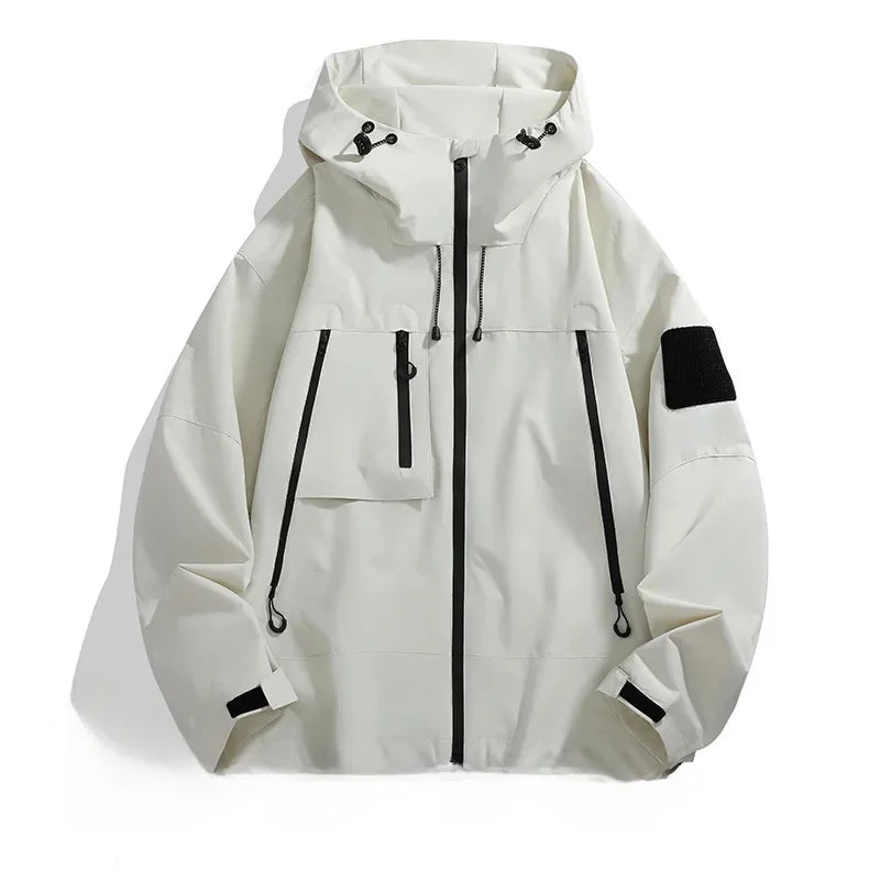 Hooded Lightweight Jacket | Softshell, Outdoor | White