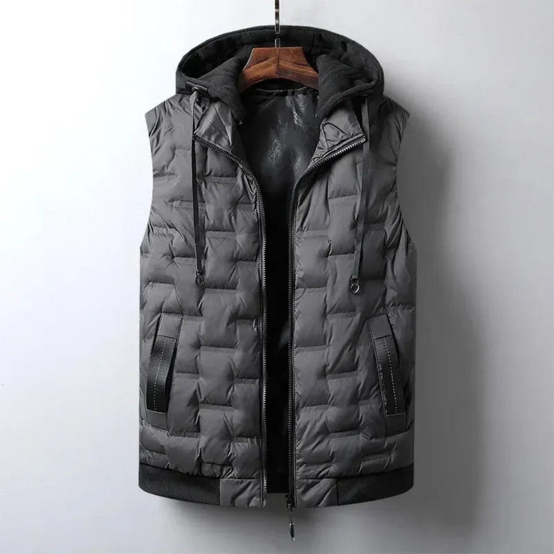 Hooded Puffer Vest for Men & Women | Sleeveless