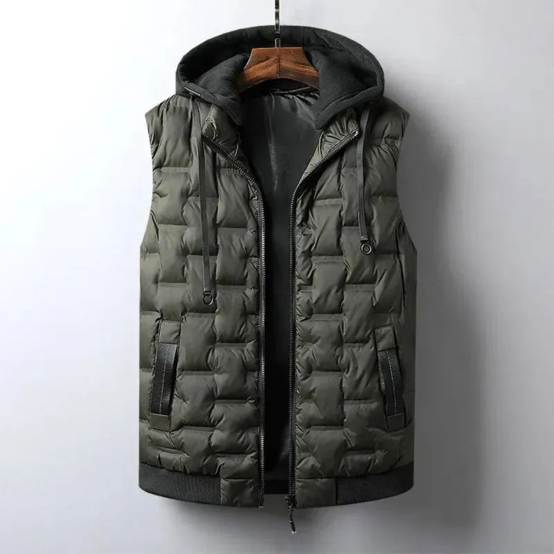 Hooded Puffer Vest for Men & Women | Sleeveless
