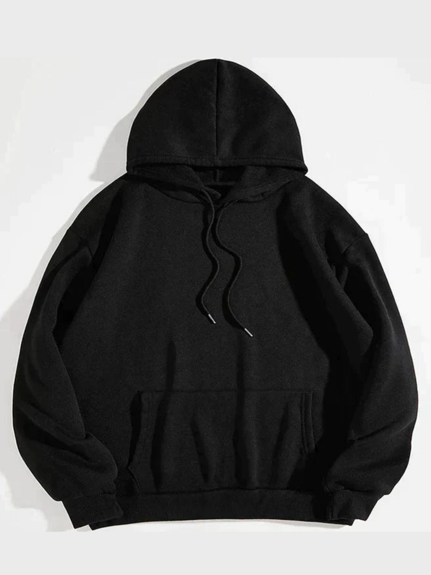 Letter Print Hoodie for Women | Comfortable | Black1