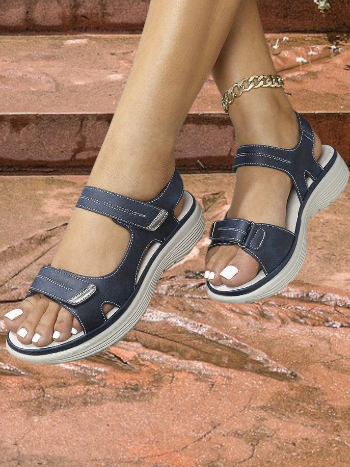 Maren | Comfortable Orthopedic Sandals for Women with Wide Toe Box and Exceptional Arch Support | Black 5
