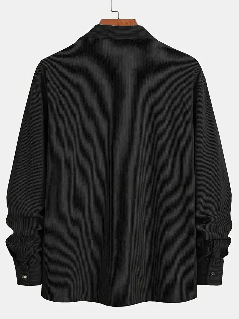 Men's Cord Jacket | Casual Cut with Breast Pockets | 5