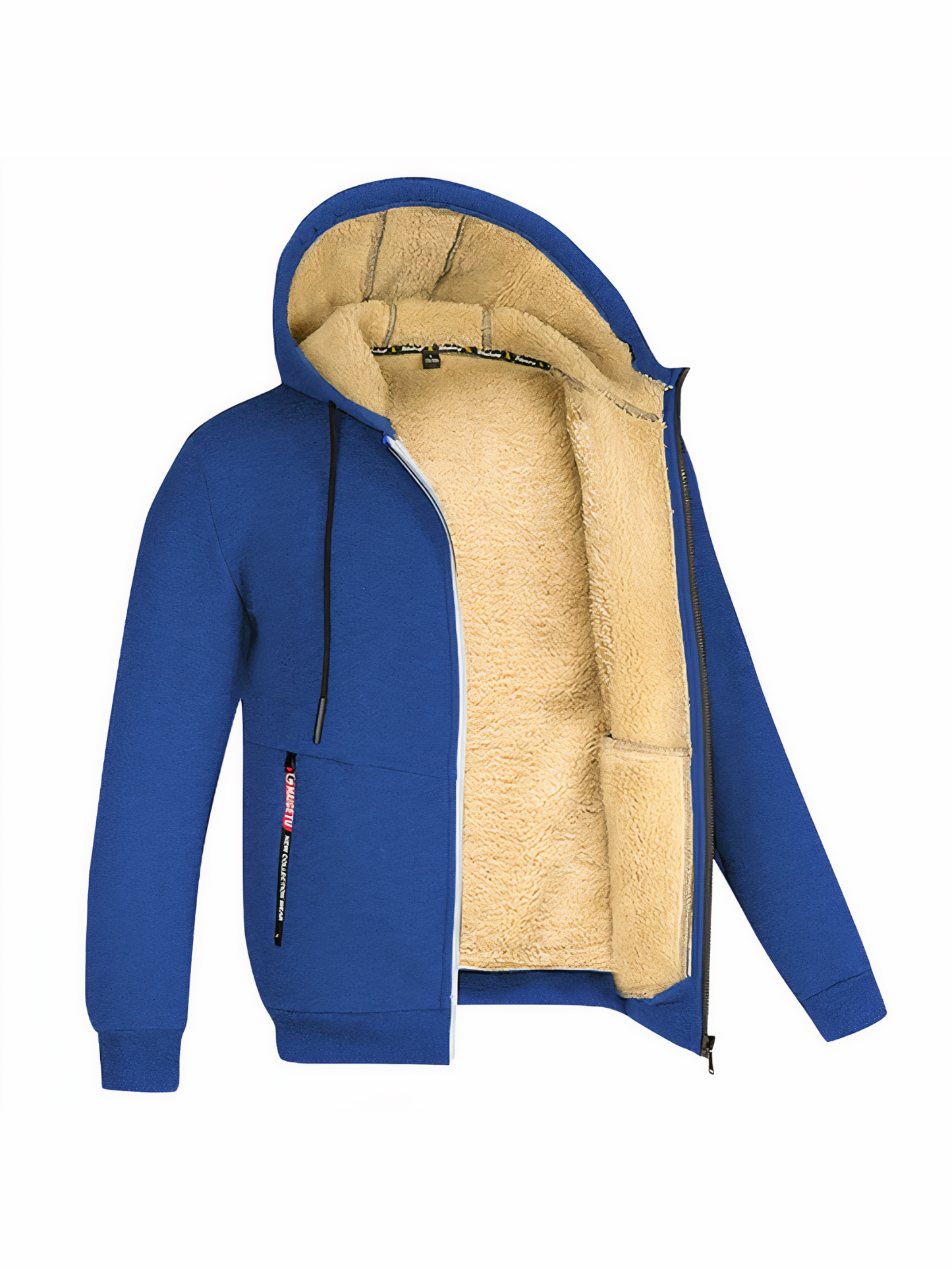 Men's Fleece Jacket, Adjustable Fit | Winter |Royal Blue1