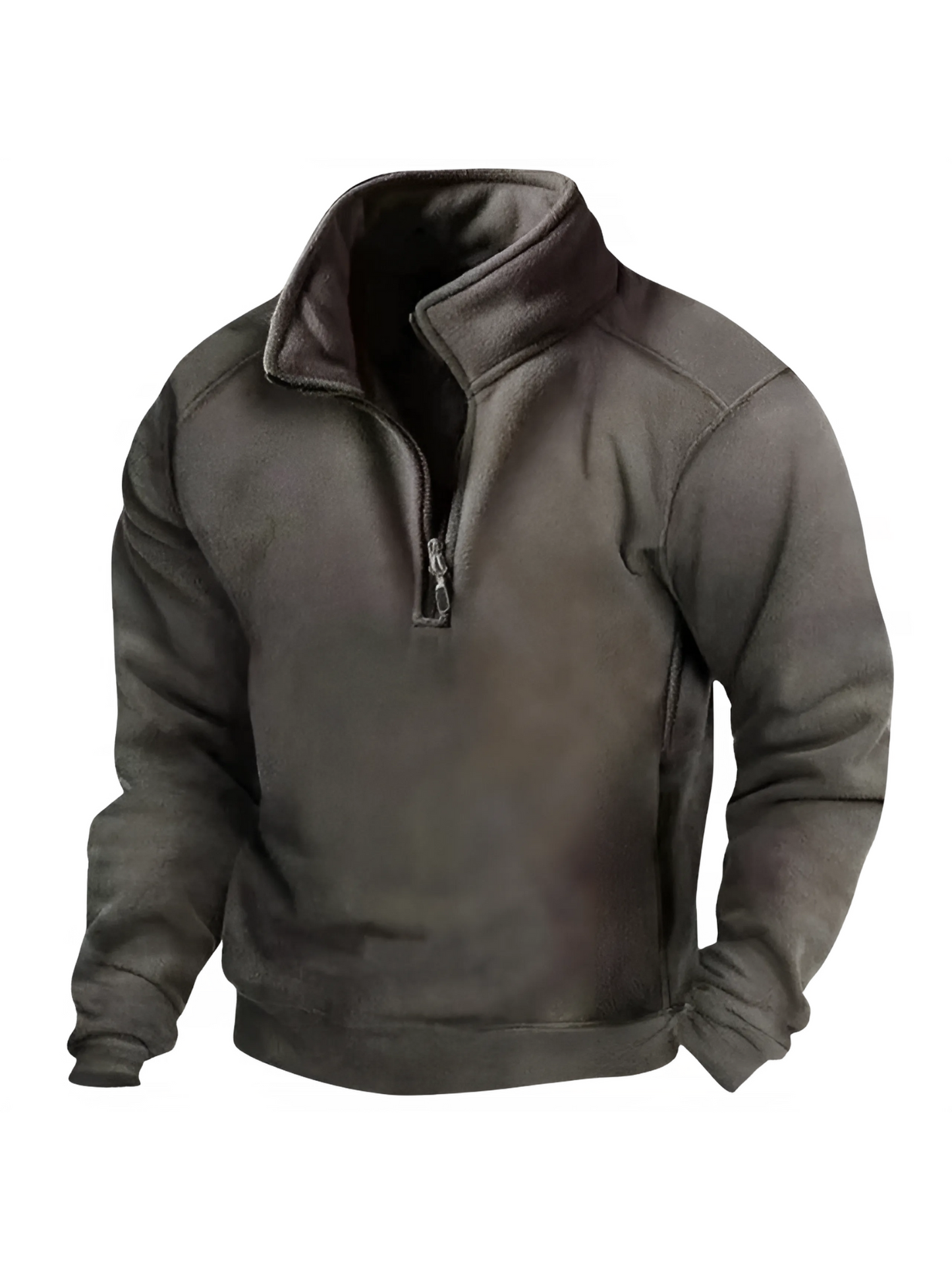 Men's Half Zip Sweatshirt | Winter Fit | Dark gray