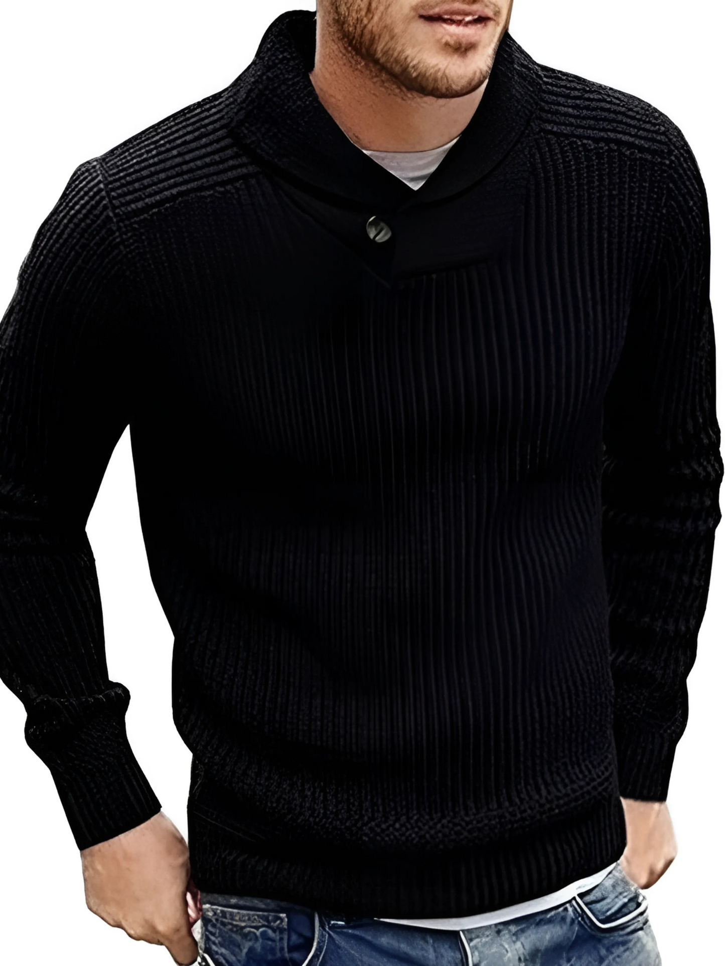 Men's Sweater, Knitted, Relaxed Fit | Winter 2