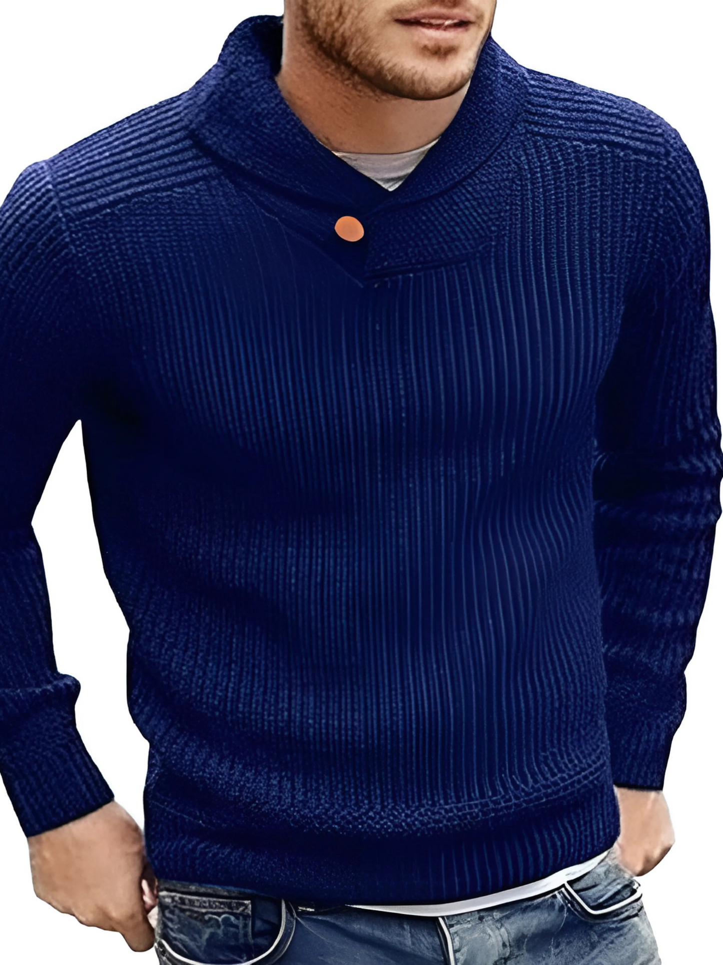 Men's Sweater, Knitted, Relaxed Fit | Winter 4
