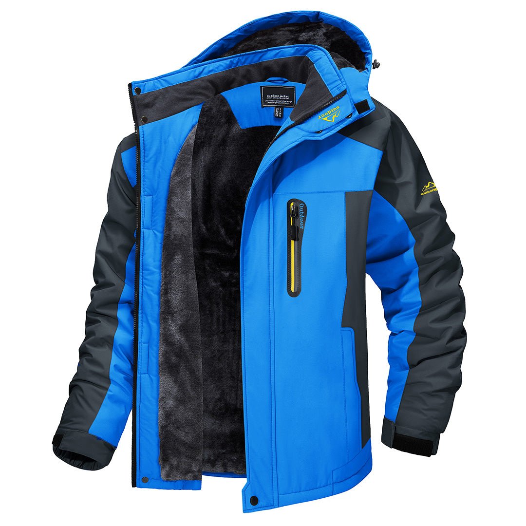 Outdoor Jacket for Men | Windproof | Blue