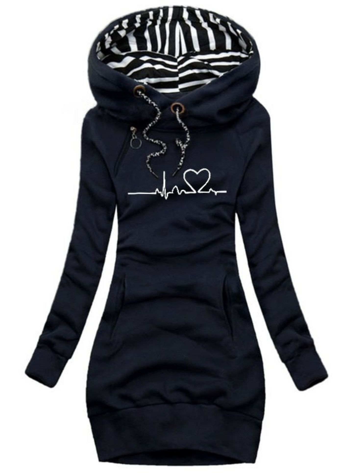 Pullover Sweater for Women | Relaxed Fit | Navy Blue