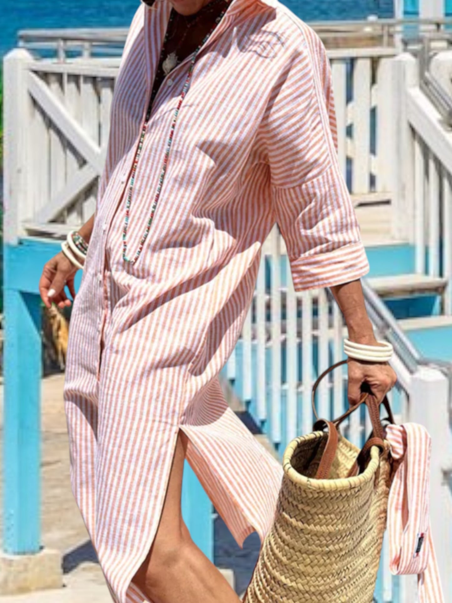 Sissel | Elegant Women's Maxi Dress with Comfortable Fit for Summer and Formal Occasions | Pink