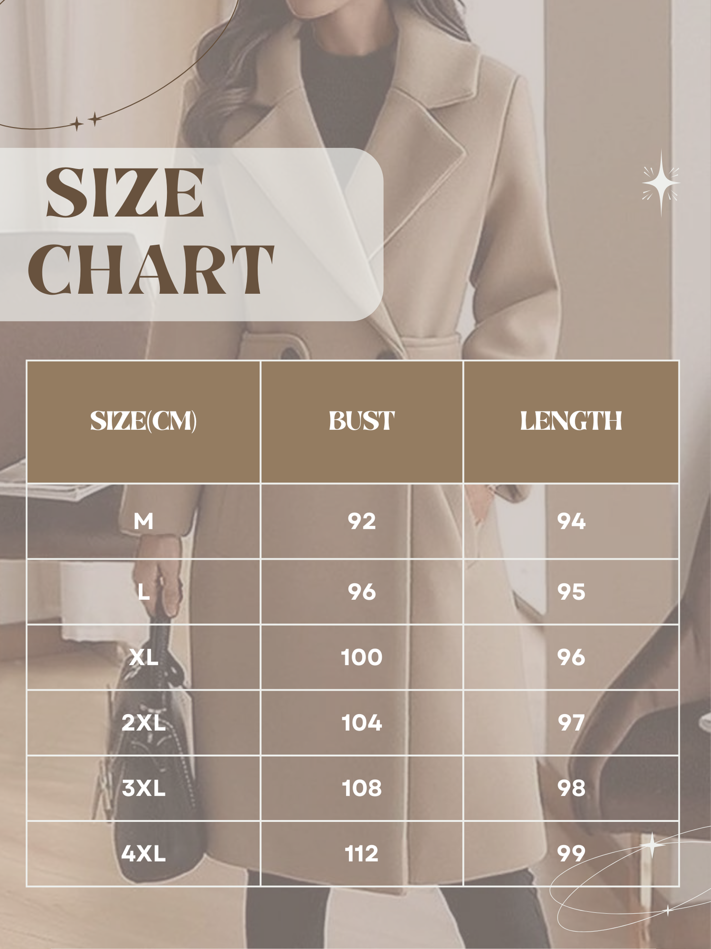 Wool Coat Women, Belted Design | Long Length