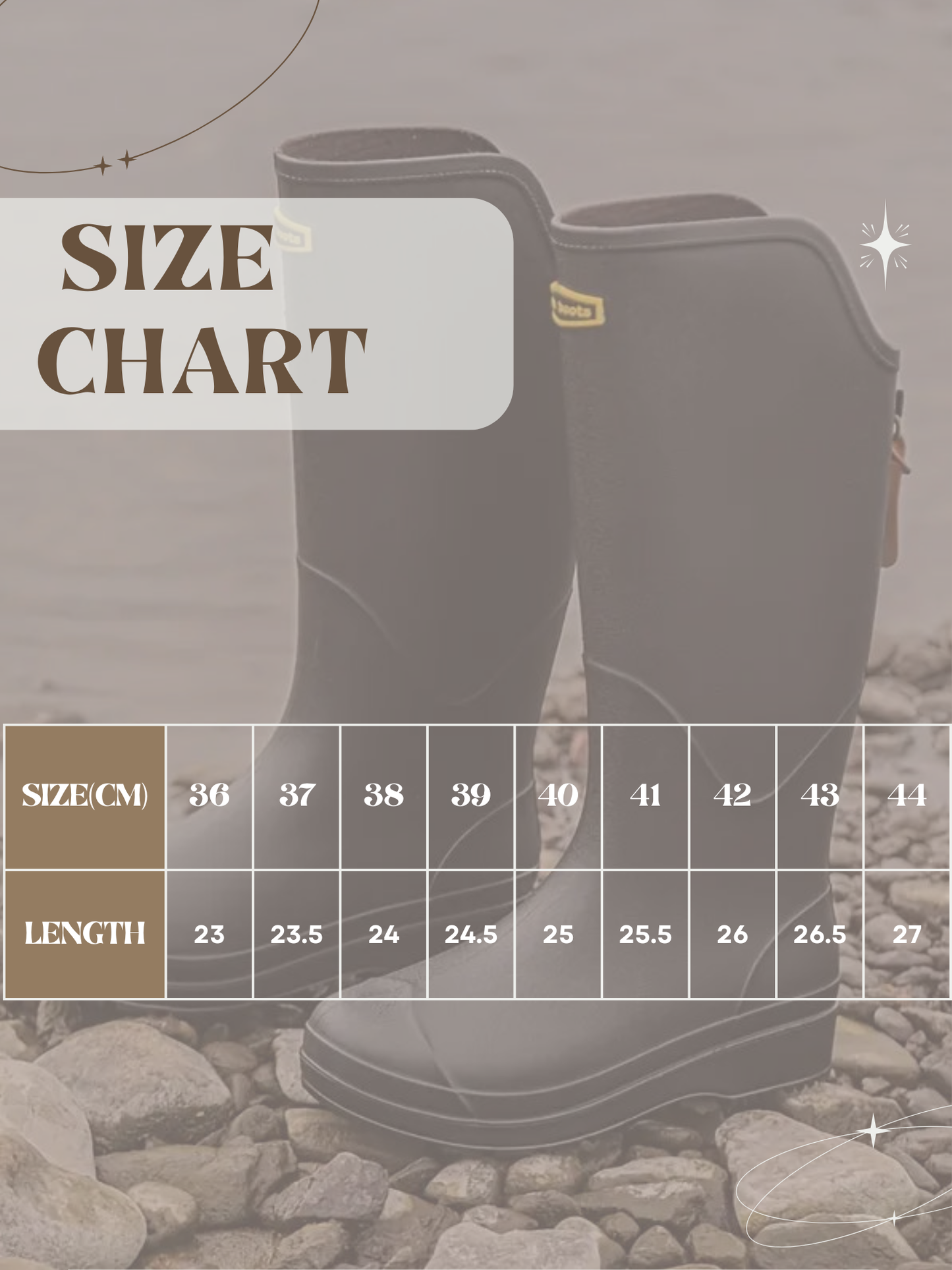 Waterproof Rubber Boots for Women | Lightweight