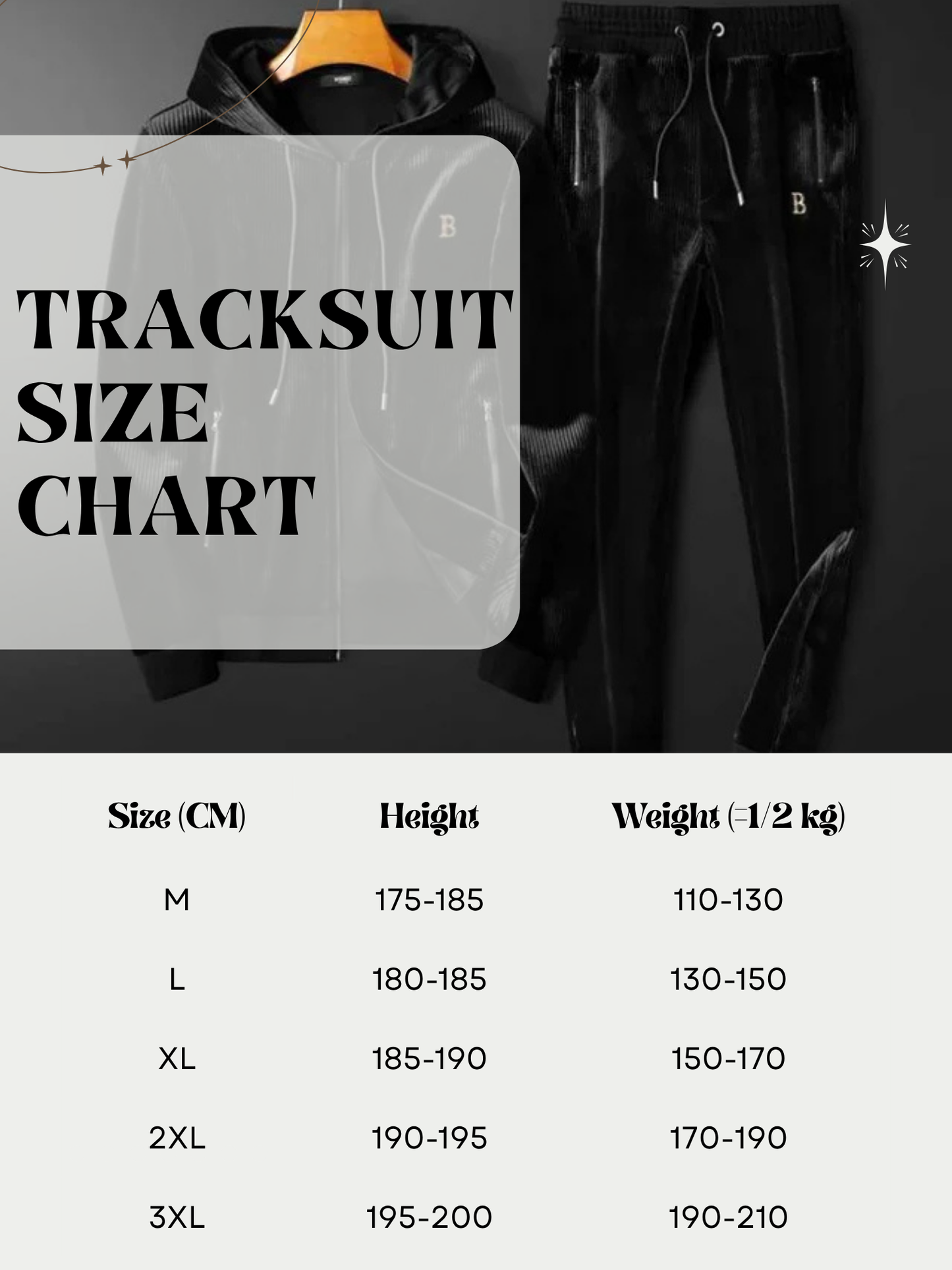 Men's Hooded Velvet Tracksuit – Soft Warm Jacket & Pants