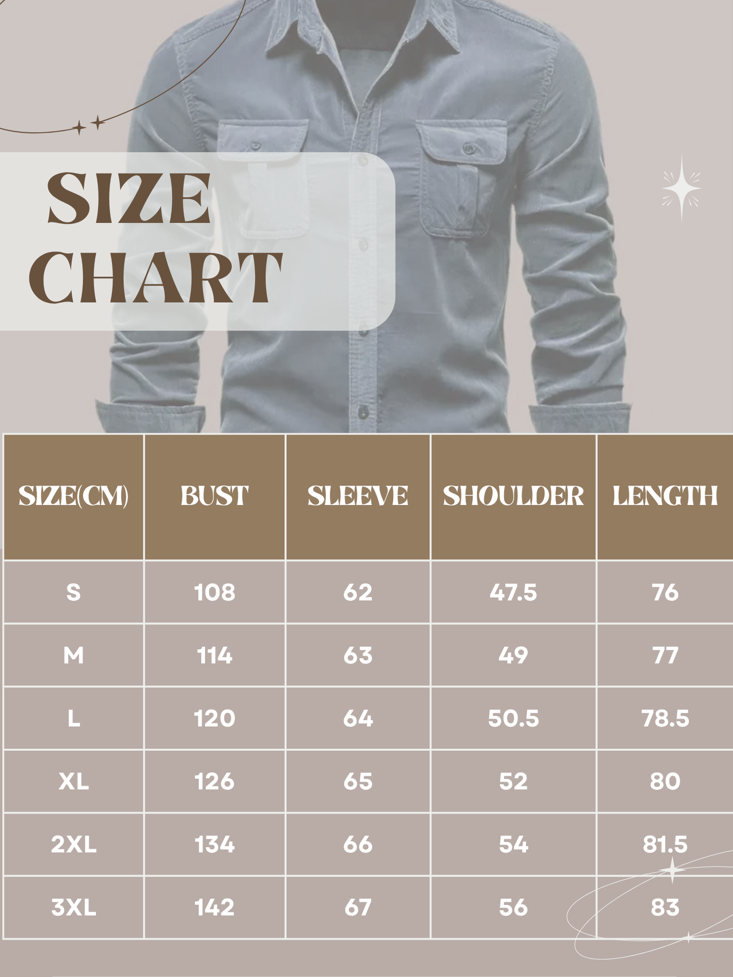 Long Sleeve Shirt for Men, Cord Fabric | Regular Fit