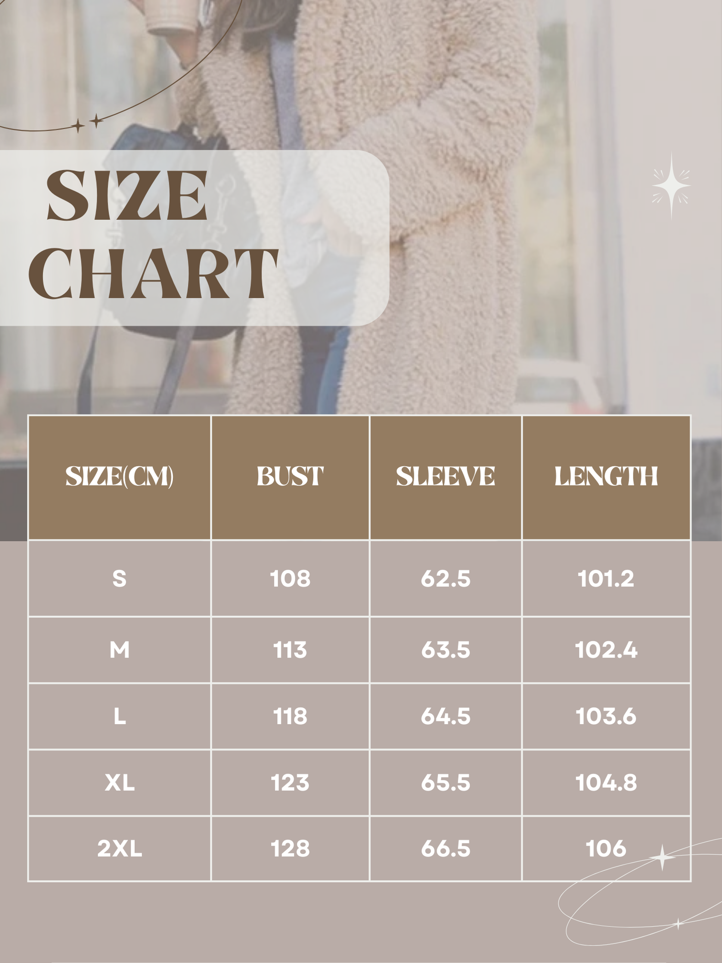 Winter Coats for Women, Long Teddy Coat | Warm