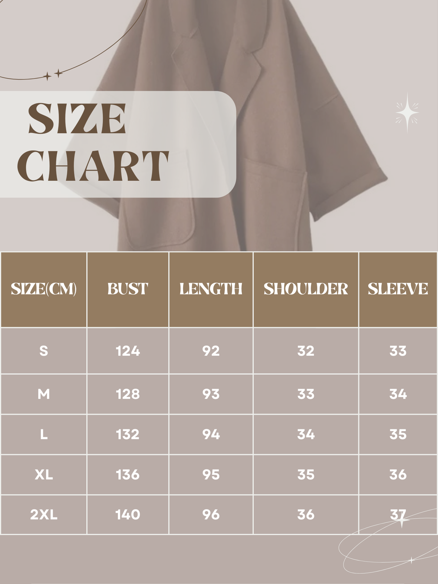 Oversized Trench Coat for Women | Wool Blend