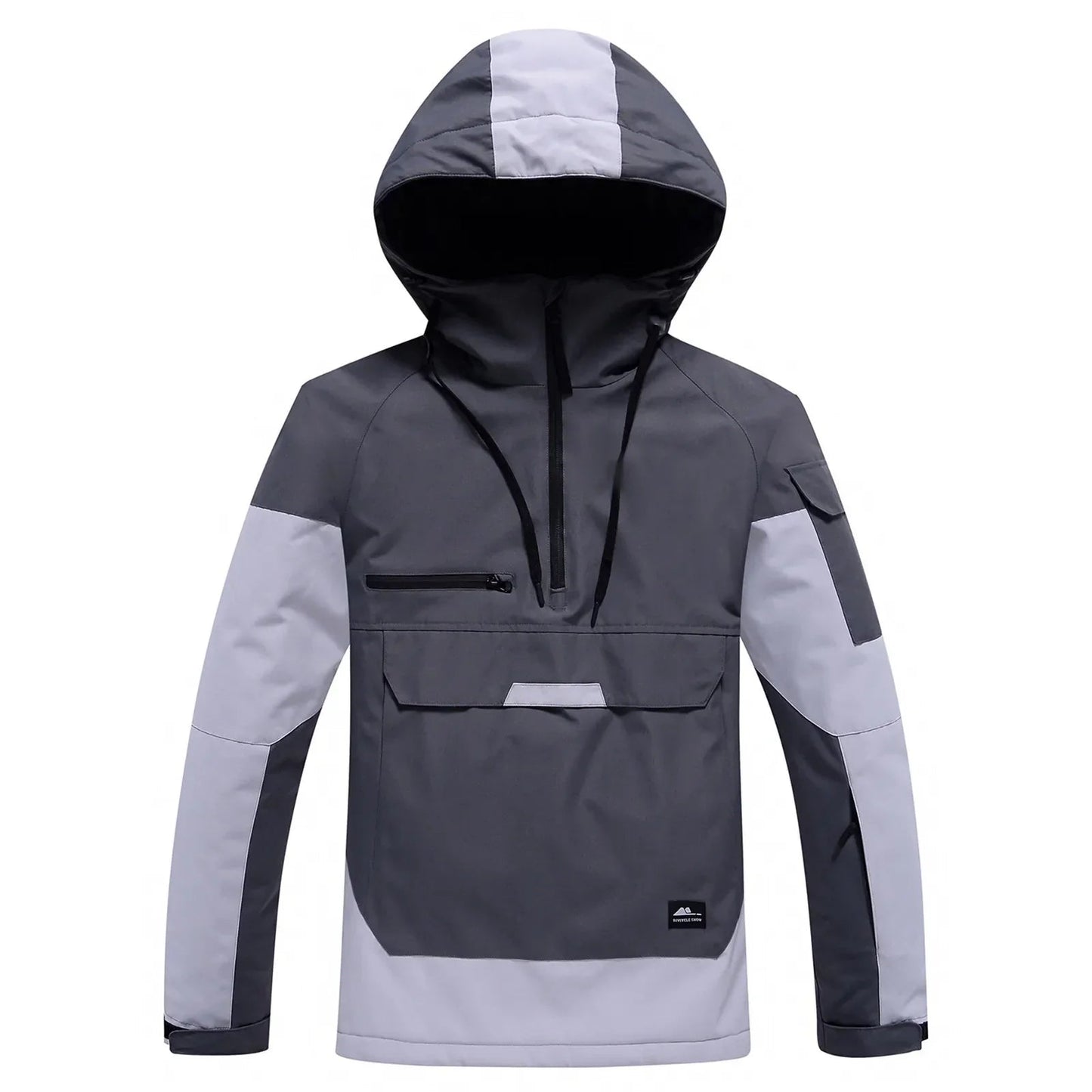 Ski Jacket for Men & Women | Water-Resistant | Gray