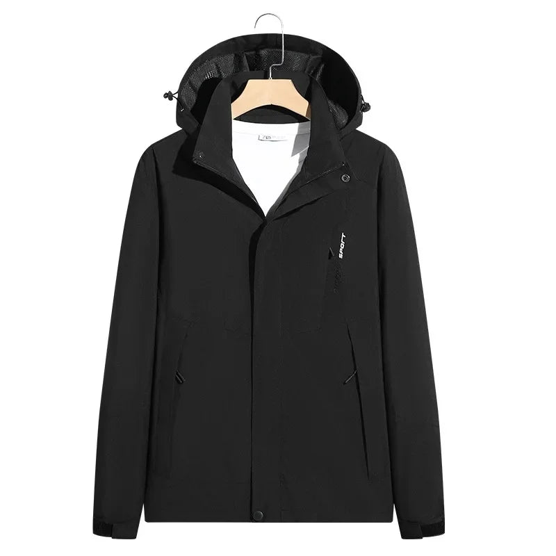 Ski Jacket for Men & Women | Wind-Resistant | Black