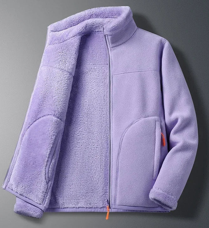 Ski Jacket for Women, High Collar, Water-Resistant | Winter | Light Purple 1