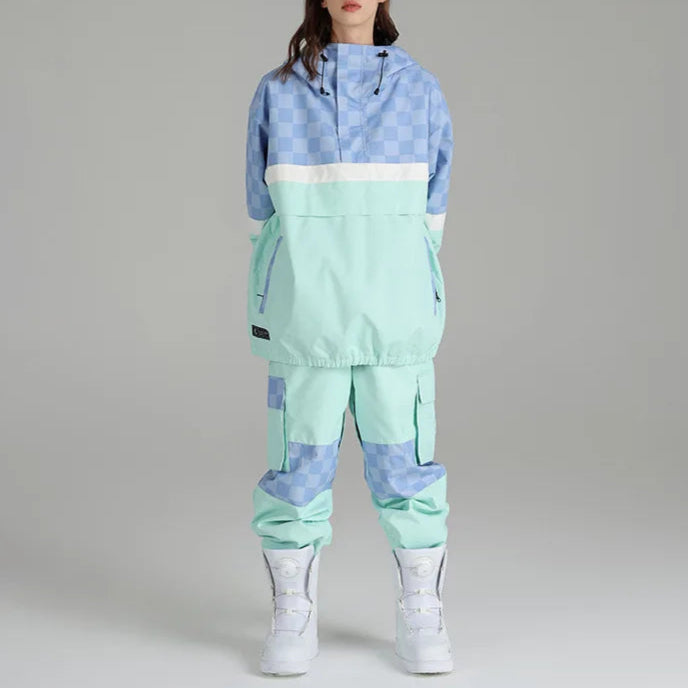 Ski Suit for Men | Waterproof Two-Piece Set with Hood | Winter 2