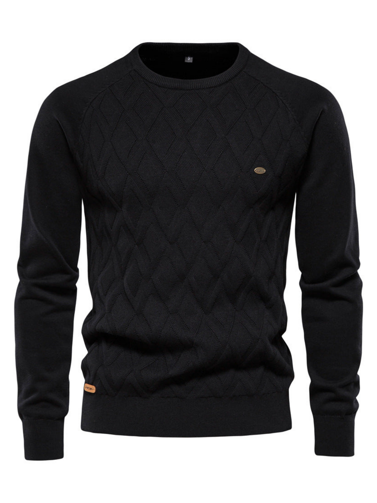 Sweater for Men, Classic Fit | Breathable | Black