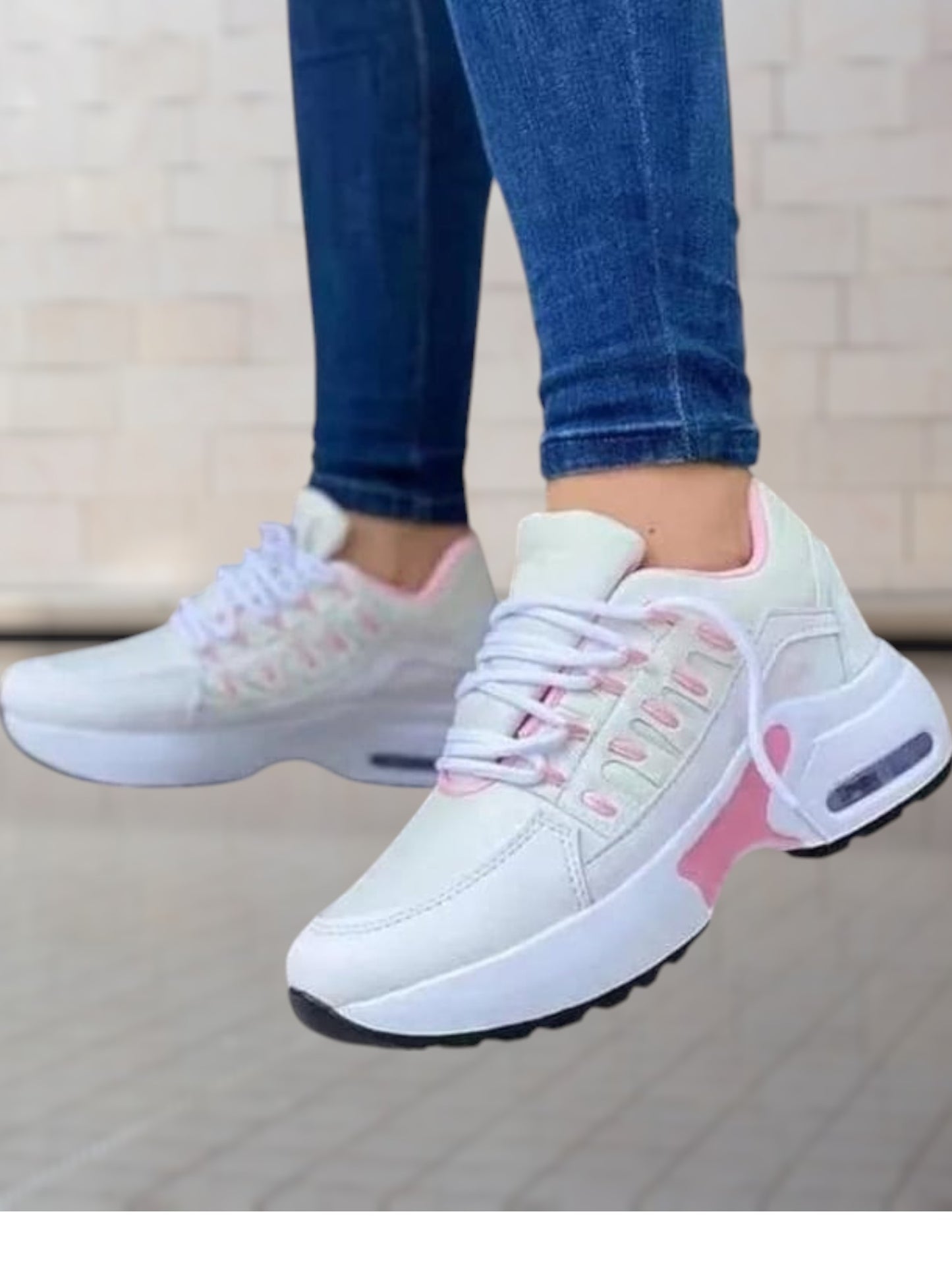 Tess | Stylish Orthopedic Shoes for Women with Three-Arch Support and Premium Comfort | White Pink
