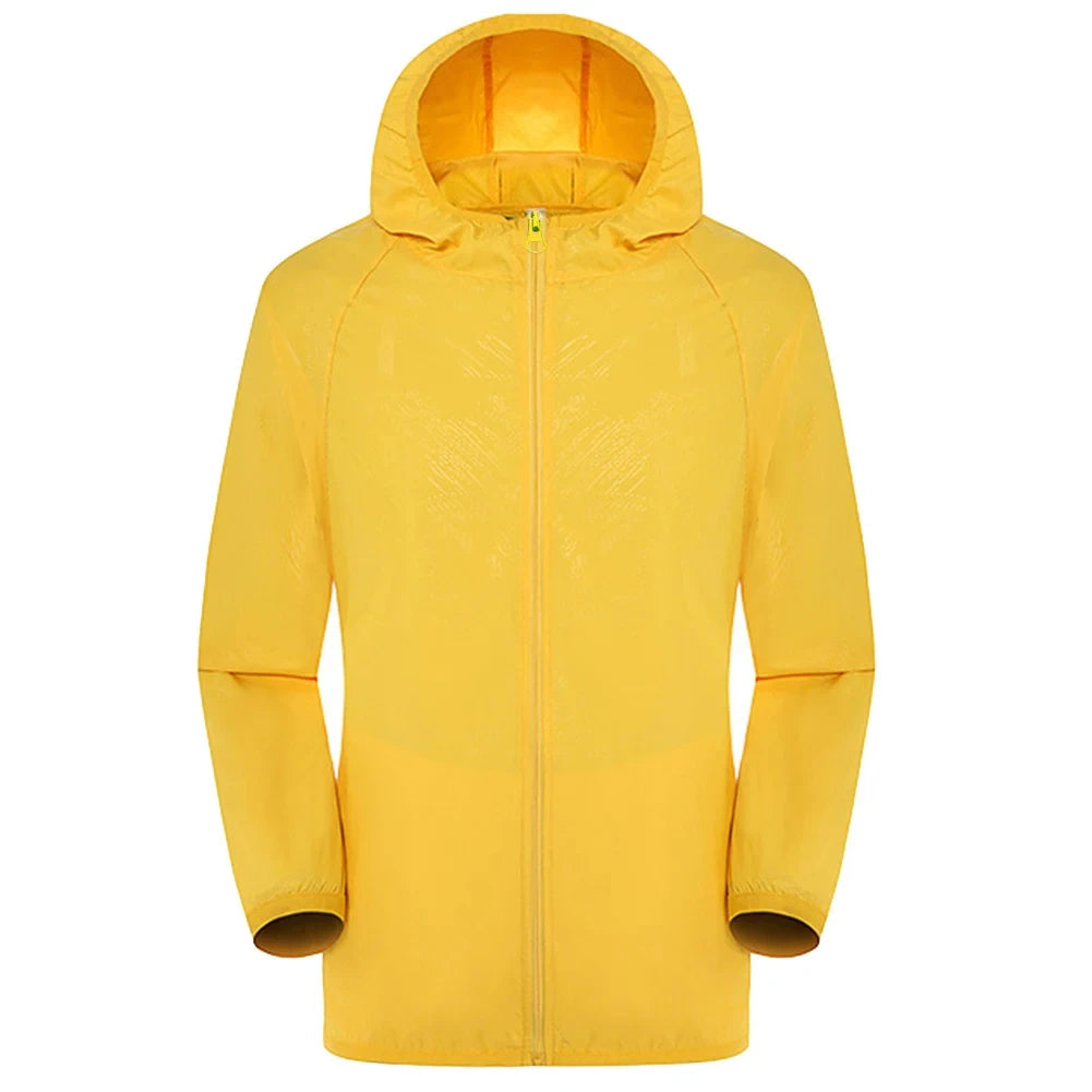 Trench Coat Men, Waterproof, Long Length with Hood | Outdoor Feature 2