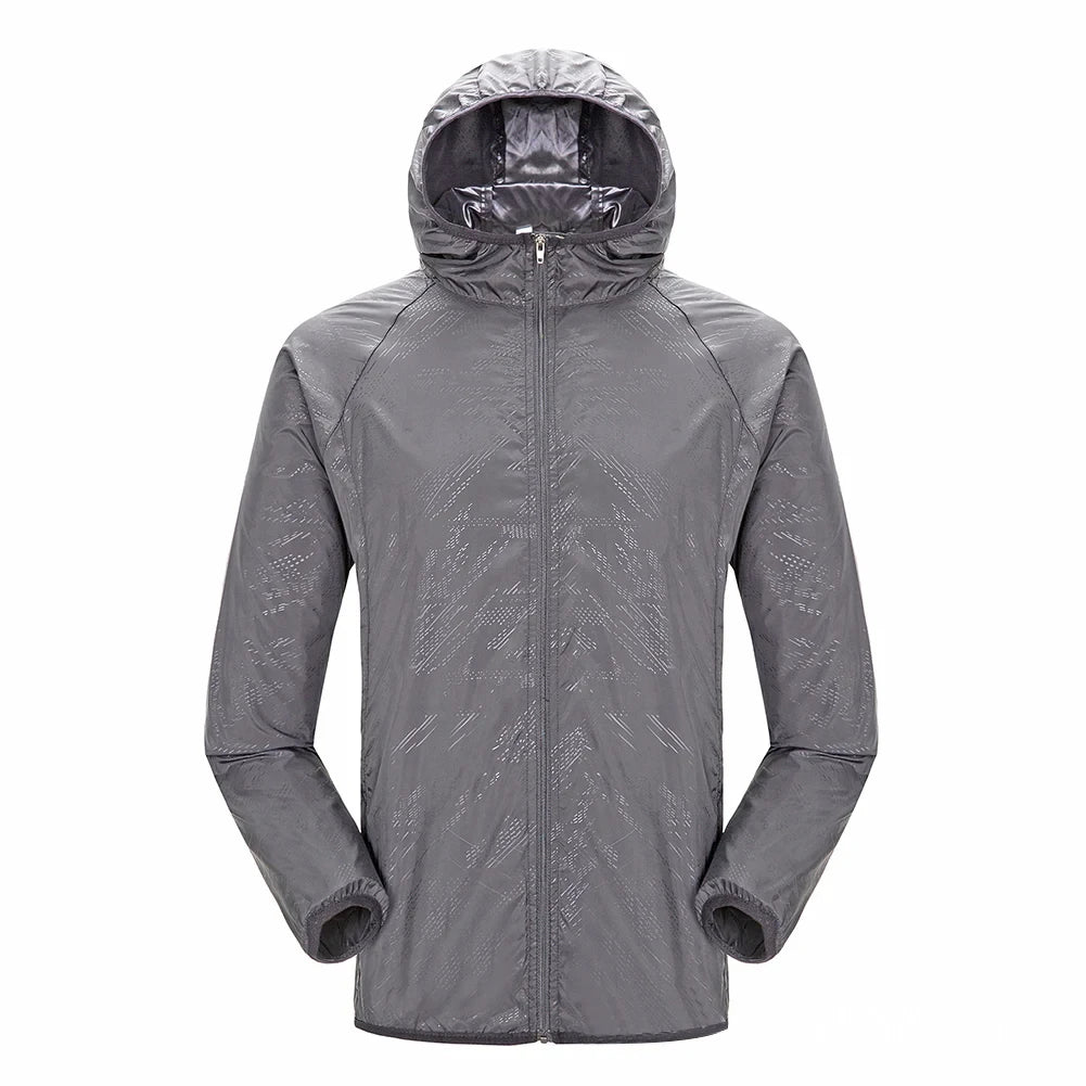 Trench Coat Men, Waterproof, Long Length with Hood | Outdoor Feature 5