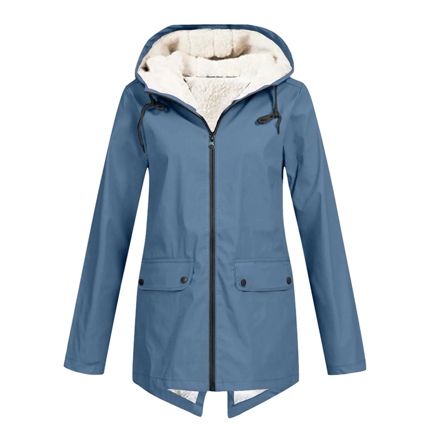 Trench Coat for Men & Women | Water-Resistant, Hooded | Winter 3