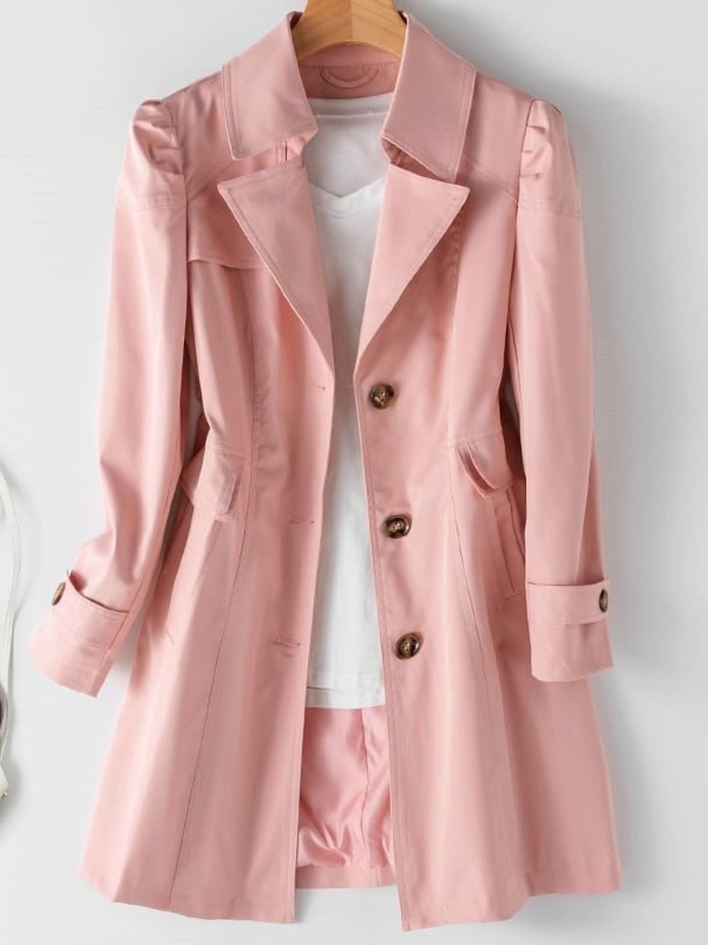 Trench Coat for Women | Timeless Design, Flattering Fit | Pink