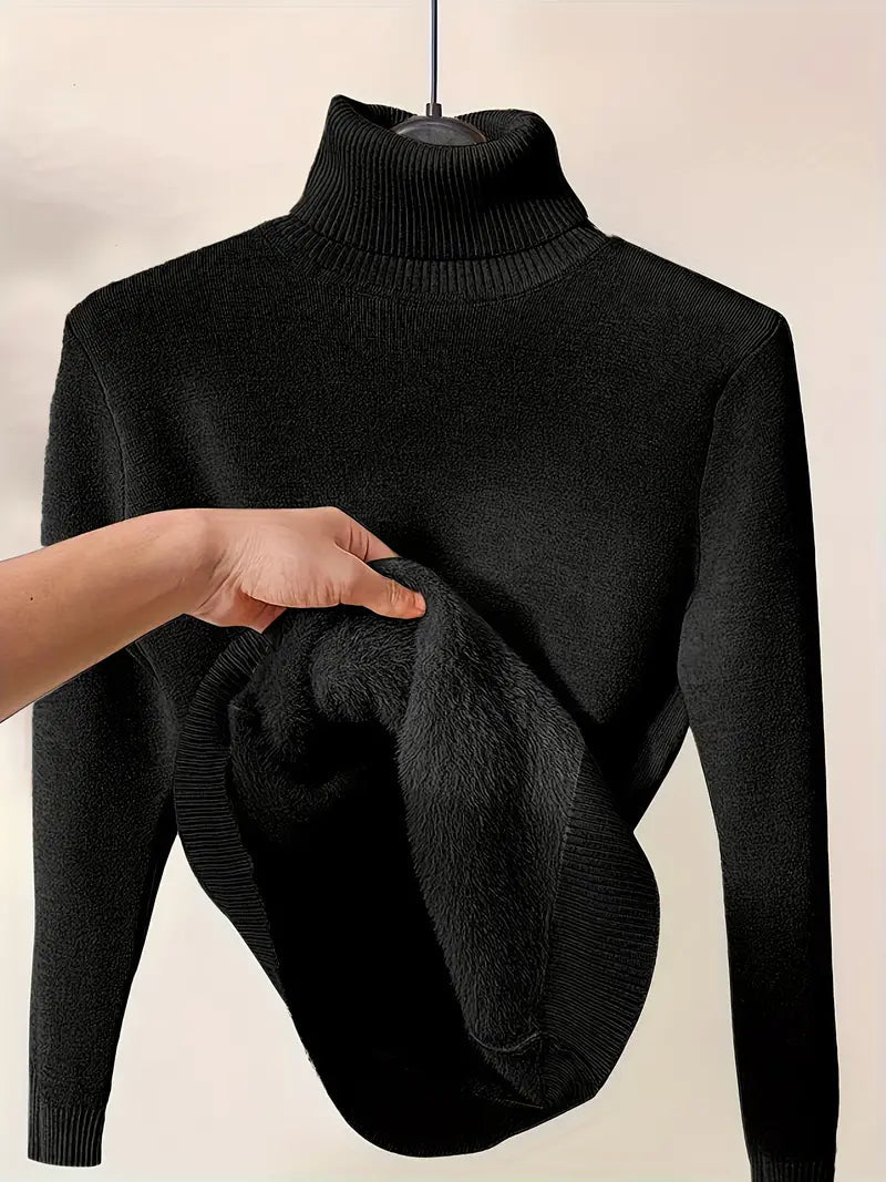 Turtleneck Sweater for Men | High Collar, Straight Cut | Winter 1