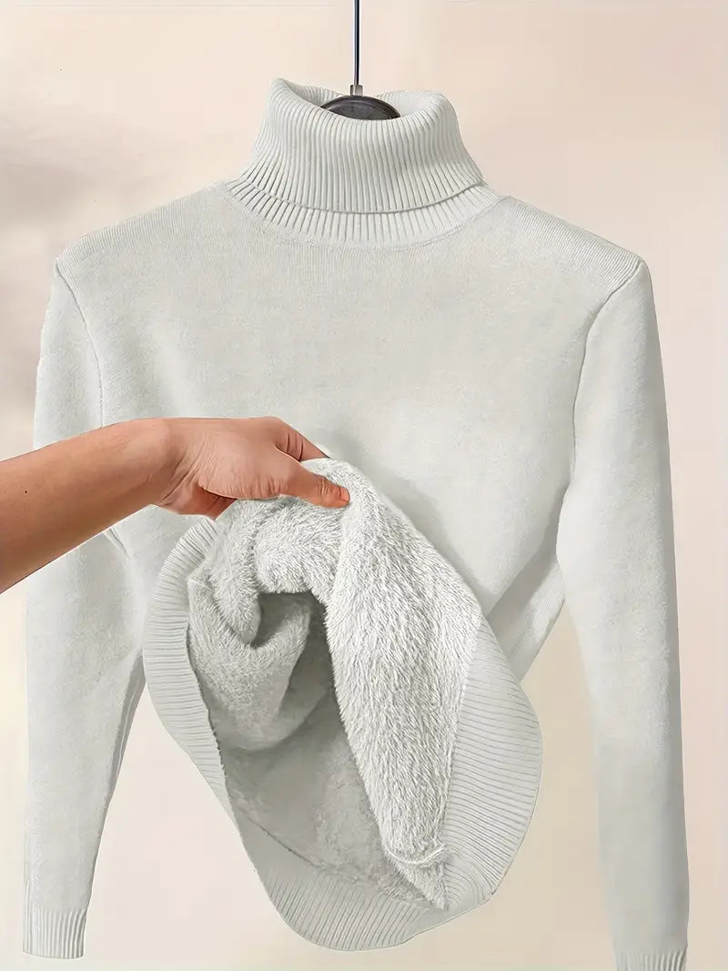 Turtleneck Sweater for Men | High Collar, Straight Cut | Winter 2